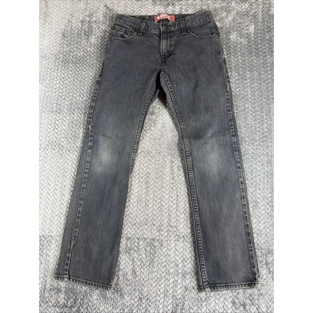 Vintage Levi's Boys 511‎ Reg 14 W27 L27 Black Denim